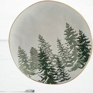 +***Eli + Ana Forest Woods 10.5"  Ceramic Dinner Plate Christmas Tree Hol…